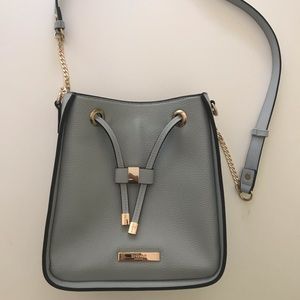Dune London Light Blue Bucket Crossbody Bag